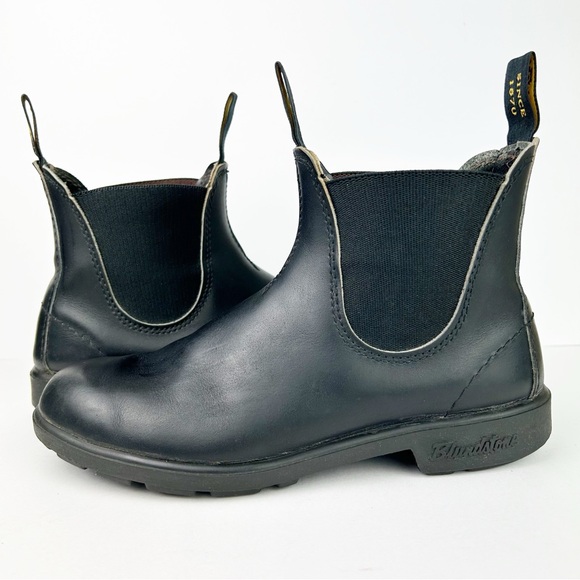 Blundstone Original 510 Chelsea Black Leather Water Resistant Unisex Boots - Picture 1 of 16